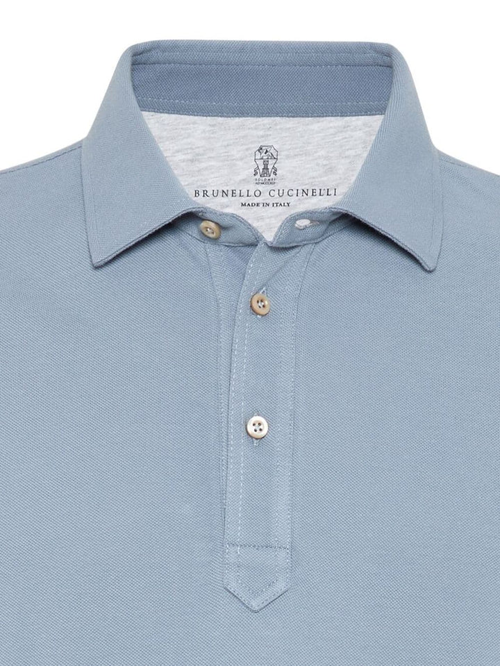 Brunello Cucinelli T-shirts and Polos Clear Blue