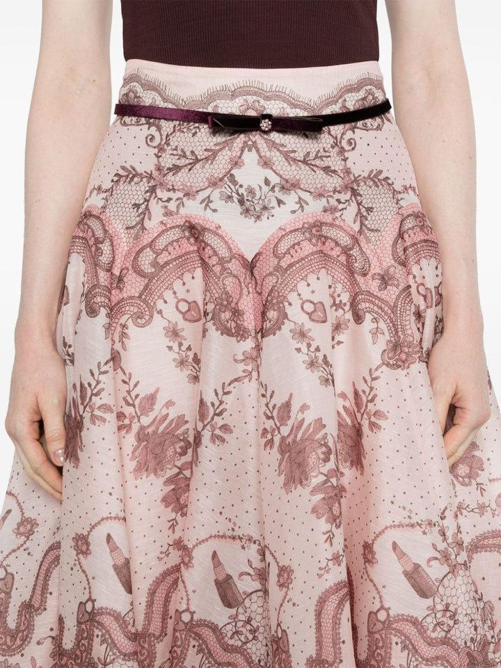 Zimmermann Skirts Pink