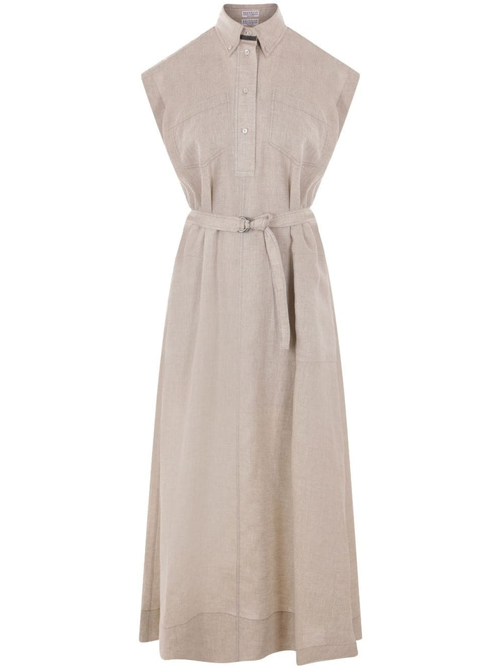 Brunello Cucinelli Dresses Beige