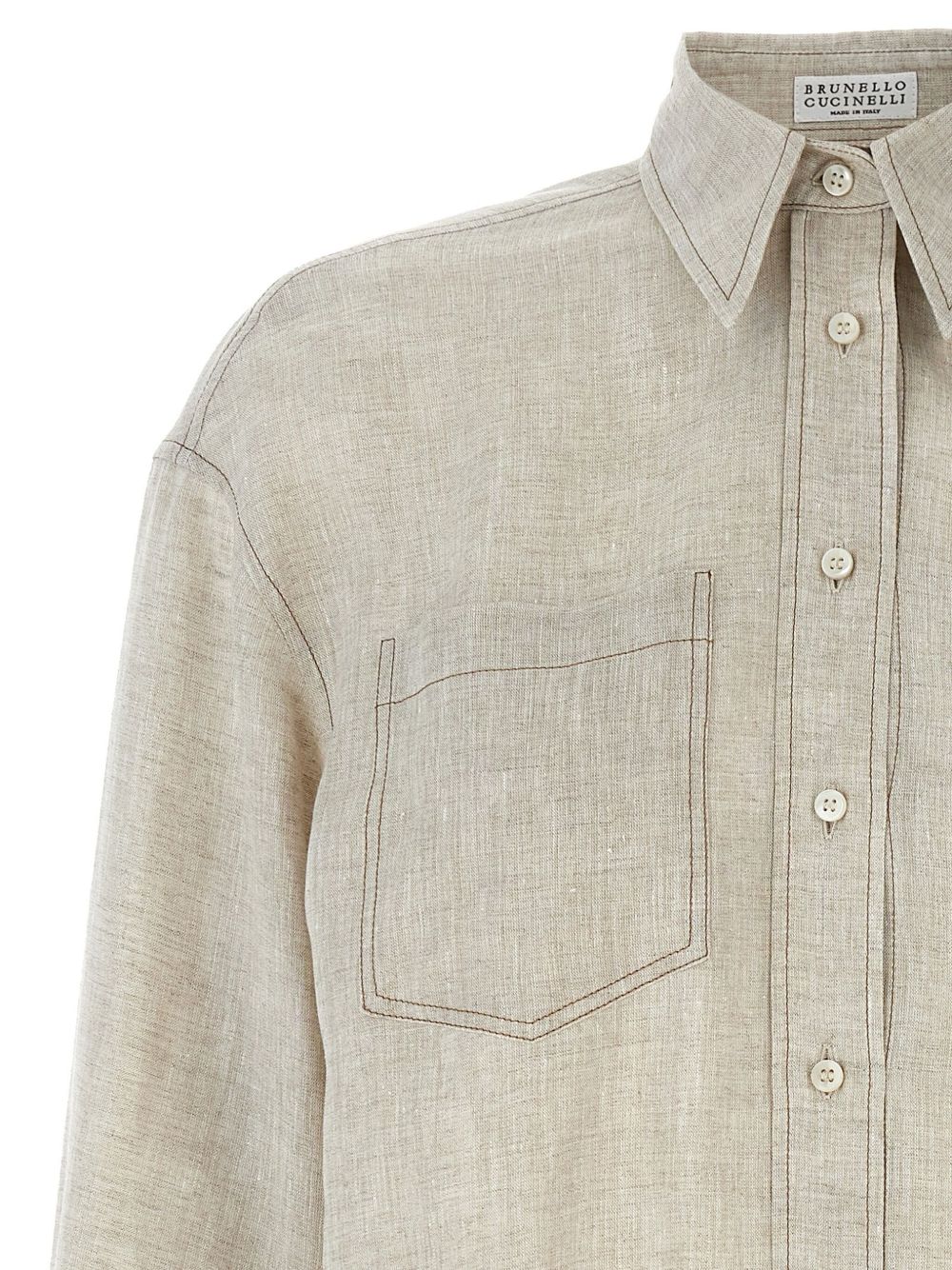 Brunello Cucinelli Shirts Beige