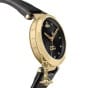 Vivienne Westwood Whitehall Gold 34mm Black Leather Watch