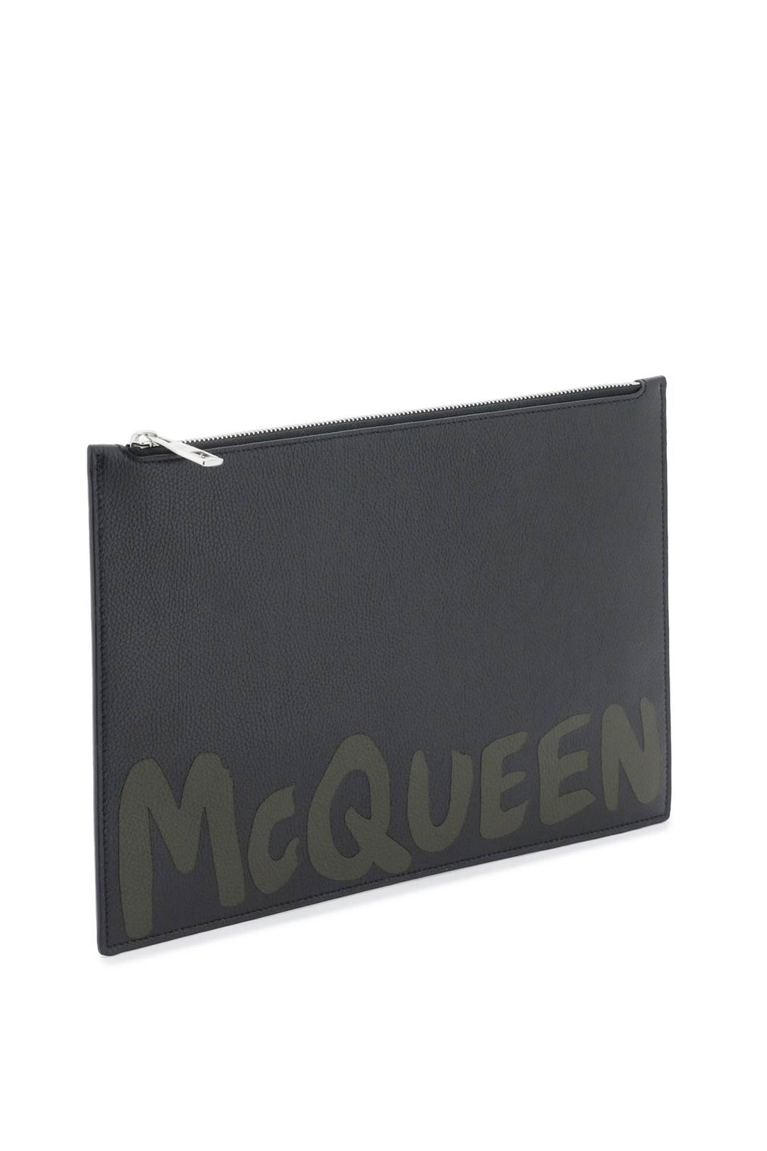 Alexander Mcqueen graffiti flat pouch