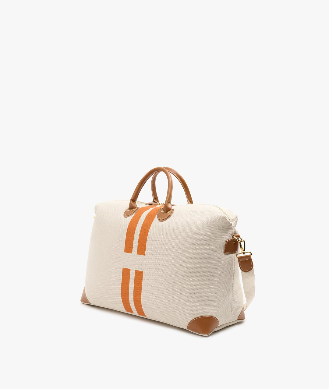 My Style Bags Harvard Large Duffel Bag Orange Stripes