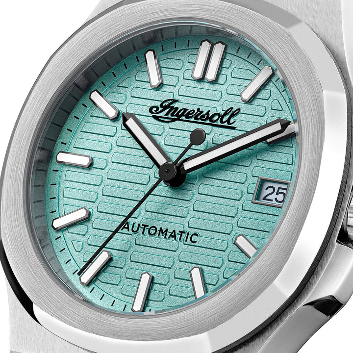 Ingersoll The Catalina Light Blue Dial Stainless Steel Bracelet Watch