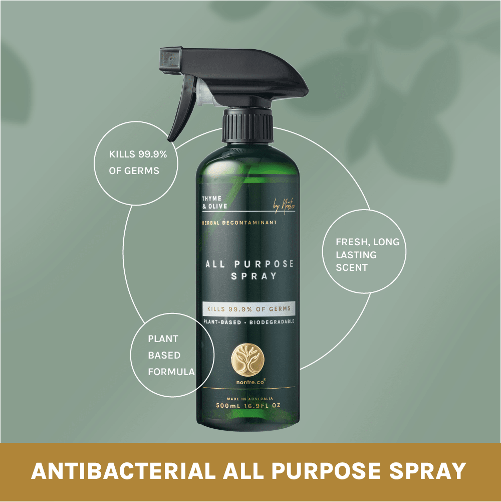 Nontre.co Antibacterial All Purpose Spray 500ml Thyme & Olive Bundle