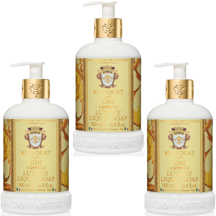 Kumquat and Lime Hand Wash Set of 3Pcs