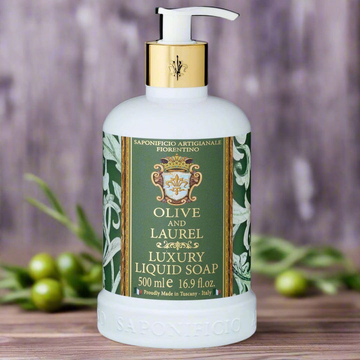 Saponificio Artigianale Fiorentino Body and Hand Wash Bundles Olive and Laurel Hand Wash Olive and Laurel Hand Wash Brand