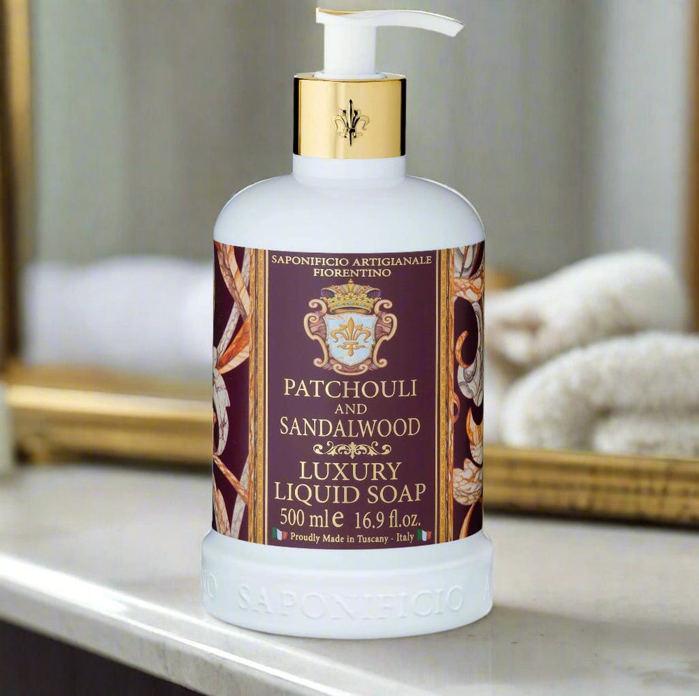 Saponificio Artigianale Fiorentino Body and Hand Wash Bundles Saponificio Artigianale Fiorentino Patchouli & Sandalwood Hand Wash Saponificio Artigianale Fiorentino Patchouli & Sandalwood Hand Wash Brand