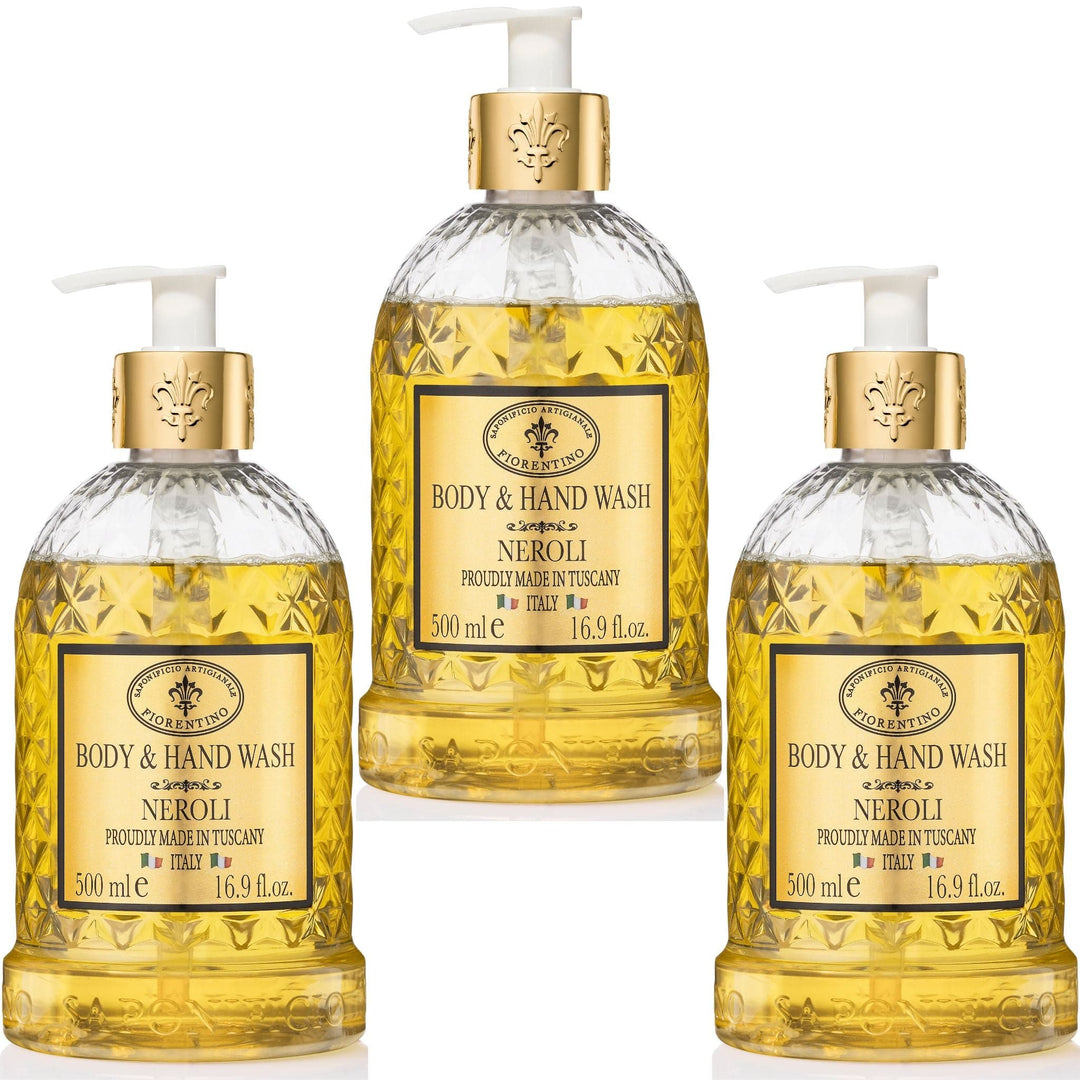 Saponificio Artigianale Fiorentino Body and Hand Wash w/ Soap Bundles Body & Hand Wash Neroli Bundle Set 3Pcs Body & Hand Wash Neroli Bundle Set 3Pcs Brand