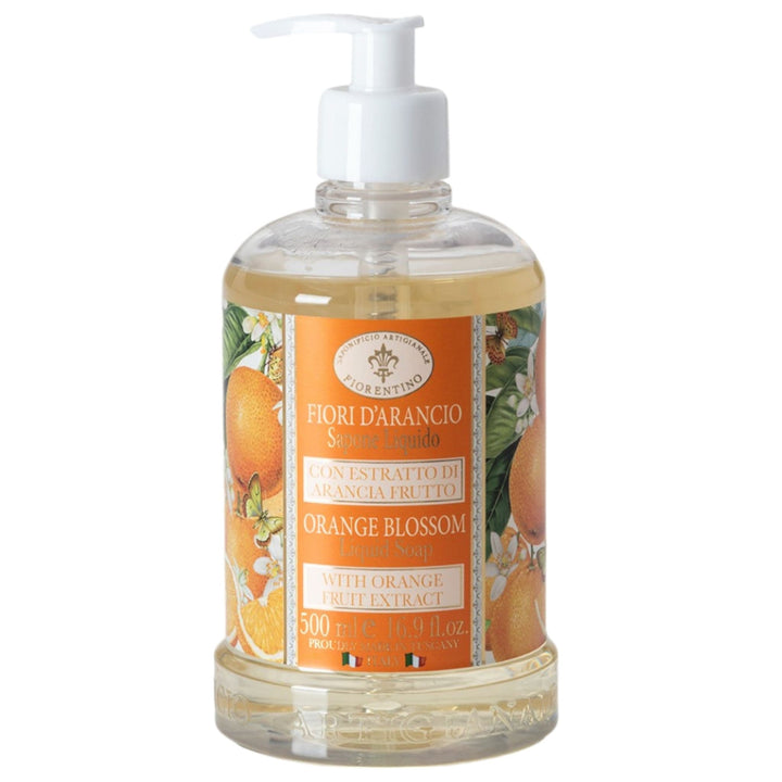 Saponificio Artigianale Fiorentino Body and Hand Wash w/ Soap Bundles Saponificio Artigianale Fiorentino Orange Blossom Hand Wash Saponificio Artigianale Fiorentino Orange Blossom Hand Wash Brand