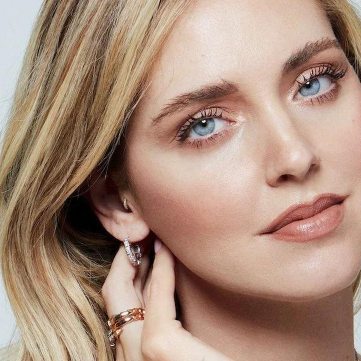 Chiara Ferragni Earrings Chiara Ferragni Diamond Heart White Heart Earrings Brand