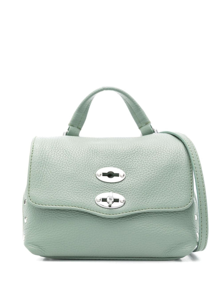 Zanellato Handbag UNI Zanellato Bag Mint Green Twist-lock Zanellato Mint Green Italian Leather Bag  at Italian Luxury Group Brand