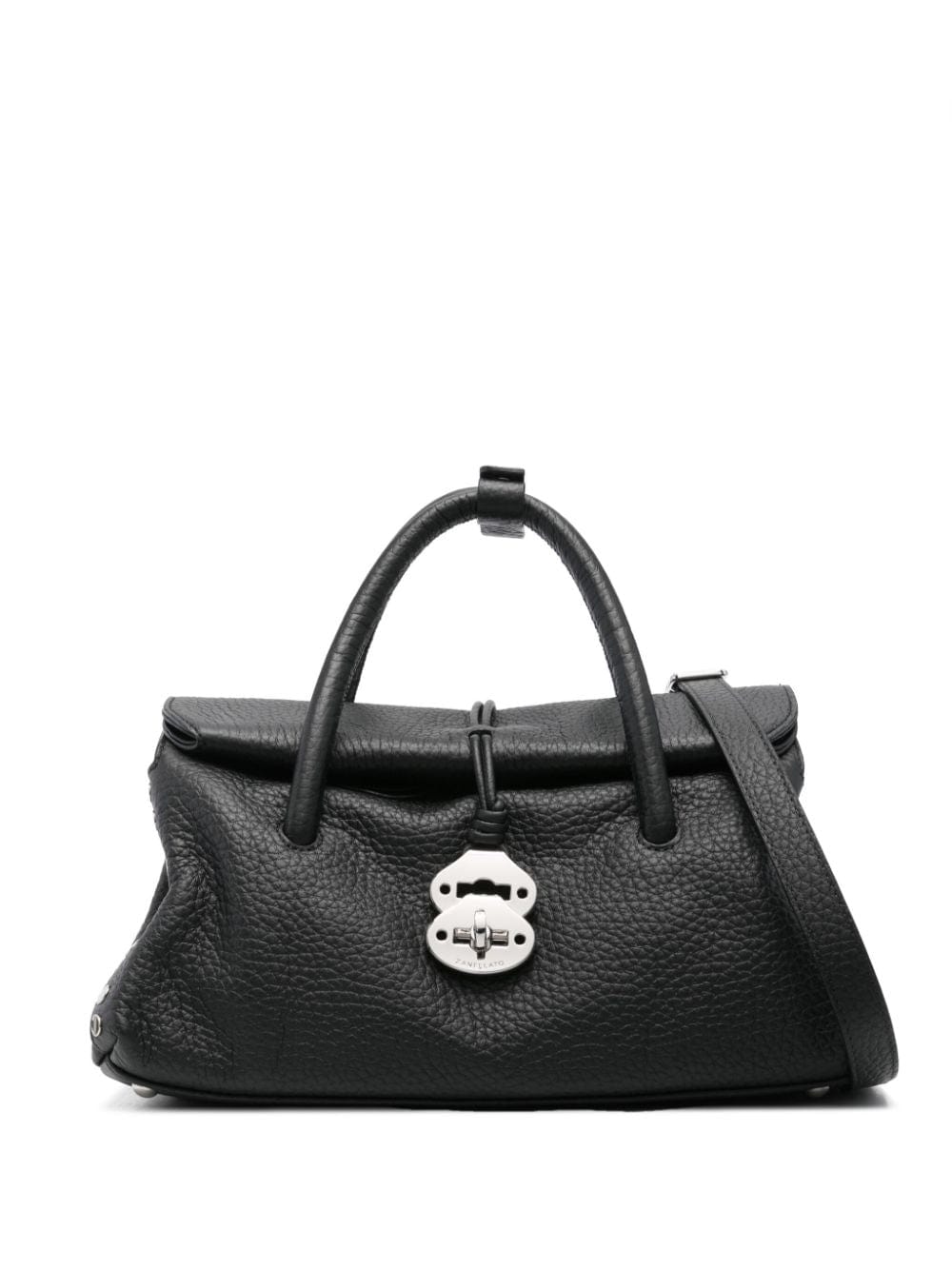 Zanellato Handbag UNI Zanellato Black Calf Leather Bag Zanellato Black Calf Leather Bag  Italian Leather at Italian Luxury Group Brand