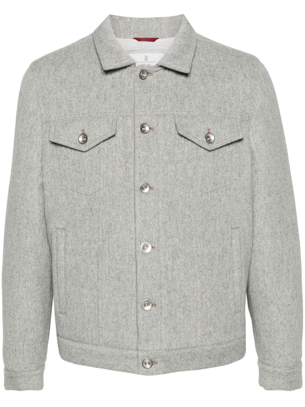 Brunello Cucinelli Jackets Brunello Cucinelli Coats Light Grey Brunello Cucinelli Coats Light Grey Brand