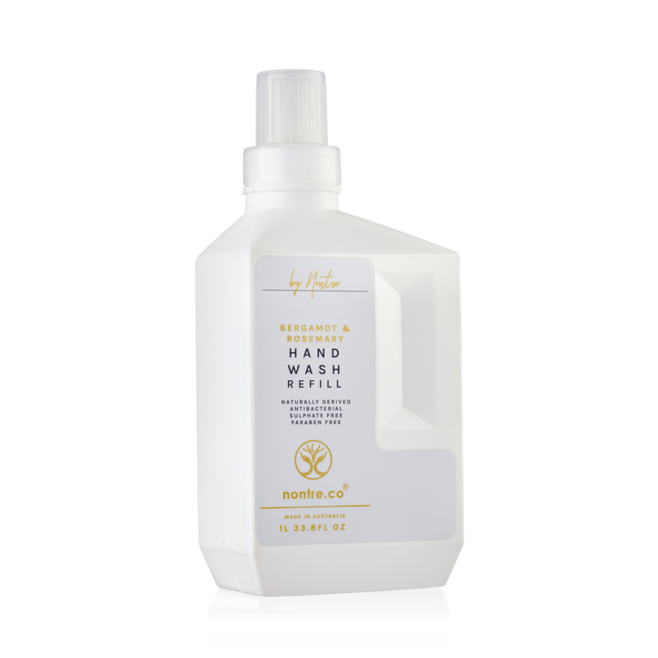 NONTRE.CO Rifill Nontre.co Natural Hand Wash Refill 1L Bergamot & Rosemary Brand