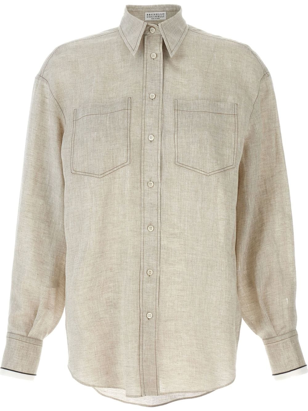 Brunello Cucinelli Shirts Brunello Cucinelli Shirts Beige Brunello Cucinelli Shirts Beige Brand