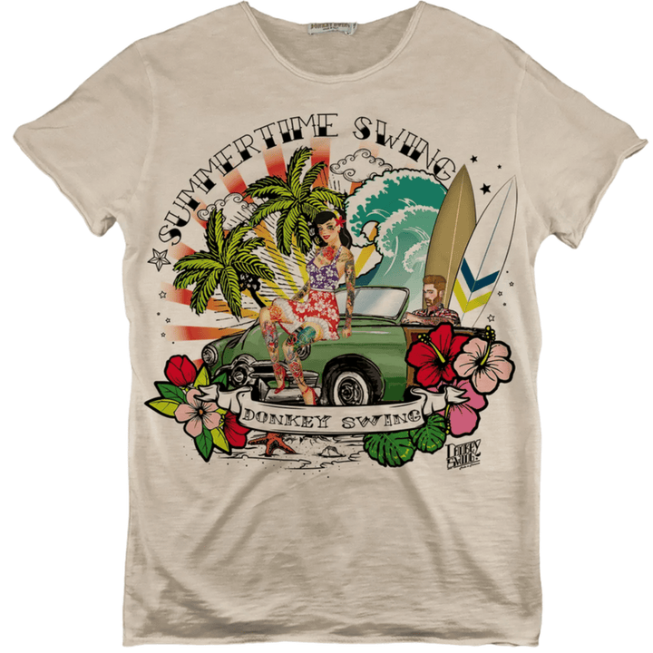 Vintabros T-shirt Vintabros Summertime Swing Men Crew neck T-shirt Brand