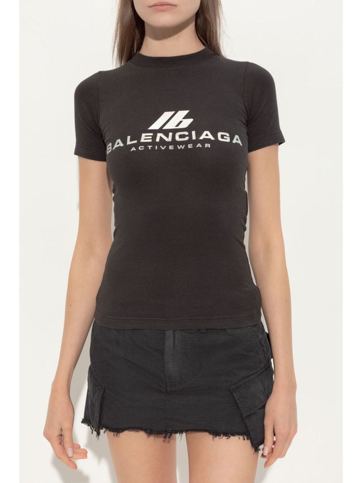 Balenciaga Topwear Balenciaga T-shirts and Polos Black Balenciaga T-shirts and Polos Black Brand