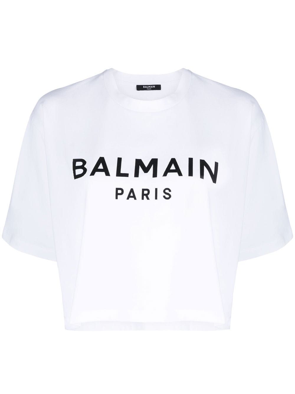 Balmain Topwear Balmain T-shirts and Polos White Balmain T-shirts and Polos White Brand