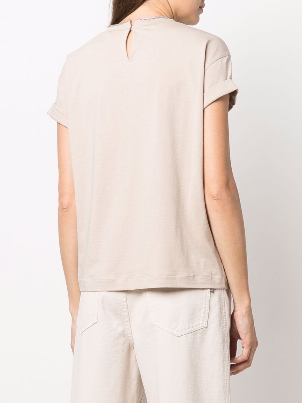 Brunello Cucinelli Topwear Brunello Cucinelli T-shirts and Polos Beige Brunello Cucinelli T-shirts and Polos Beige Brand