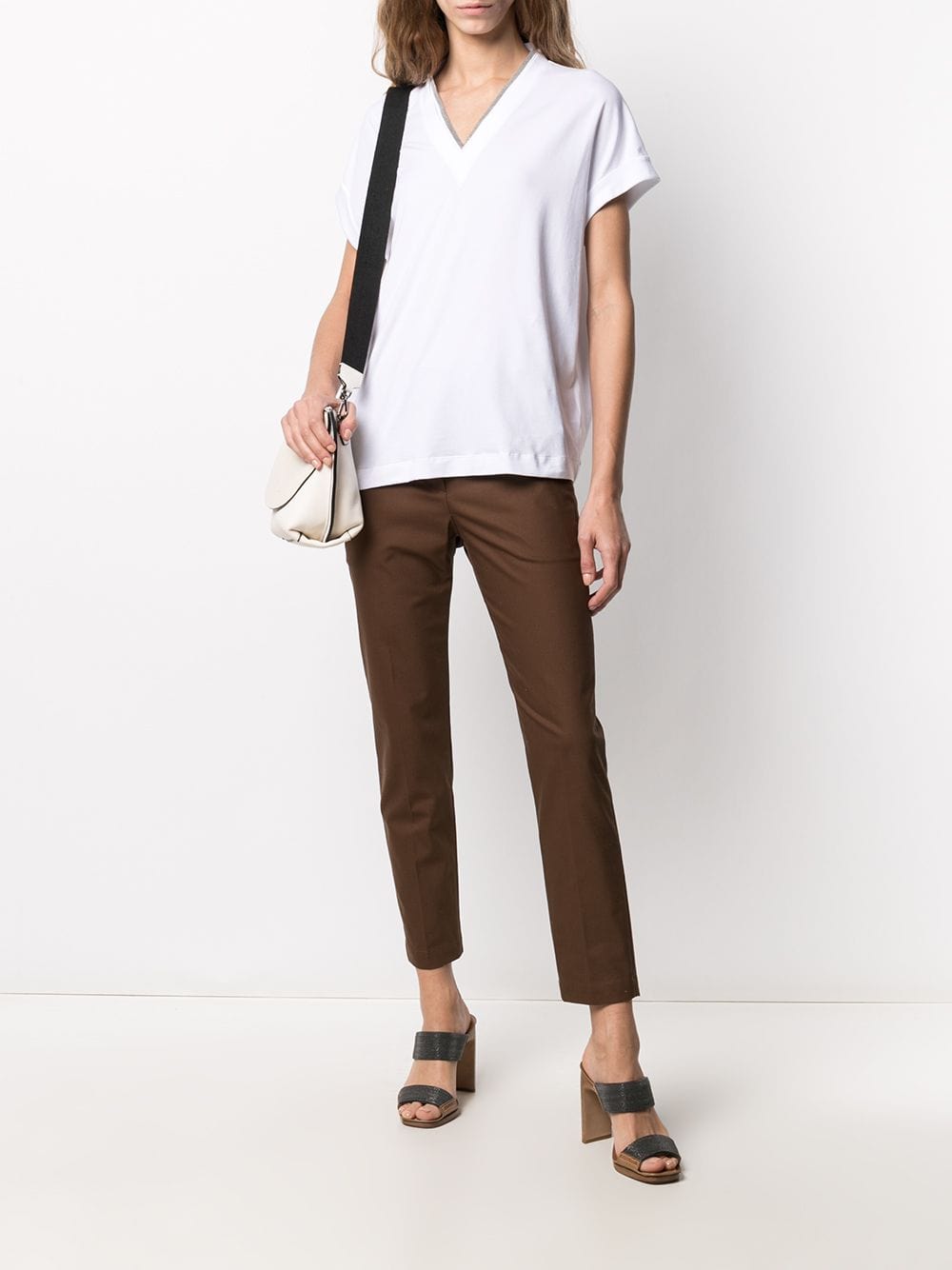 Brunello Cucinelli Topwear Brunello Cucinelli T-shirts and Polos White Brunello Cucinelli T-shirts and Polos White Brand