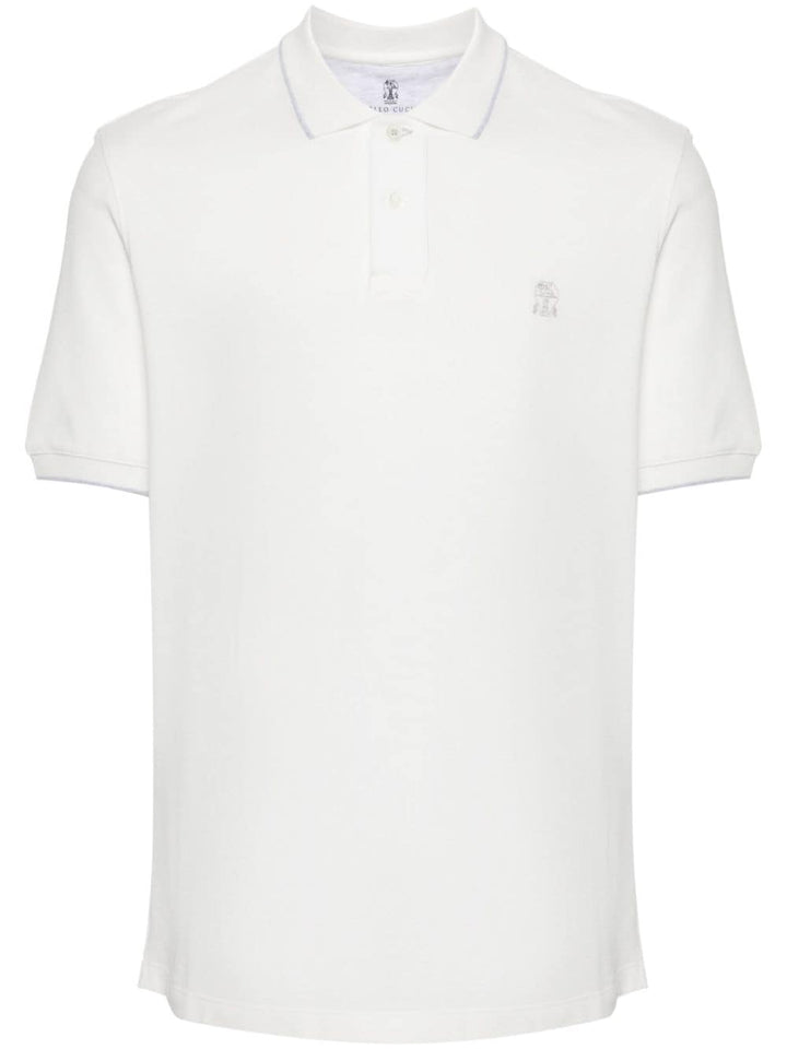 Brunello Cucinelli Topwear Brunello Cucinelli T-shirts and Polos White Brunello Cucinelli T-shirts and Polos White Brand