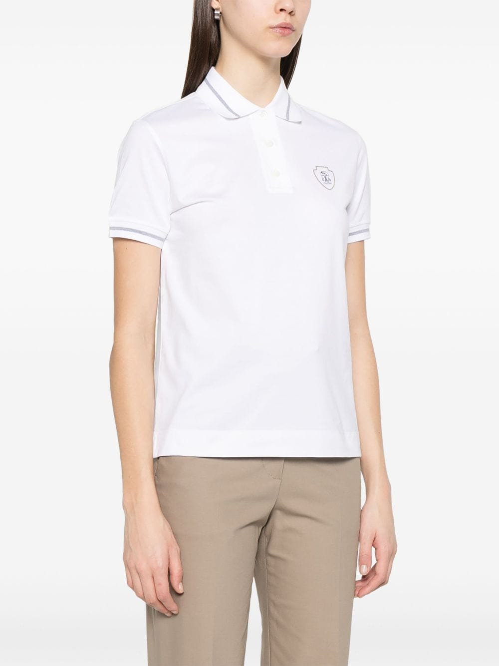 Brunello Cucinelli Topwear Brunello Cucinelli T-shirts and Polos White Brunello Cucinelli T-shirts and Polos White Brand