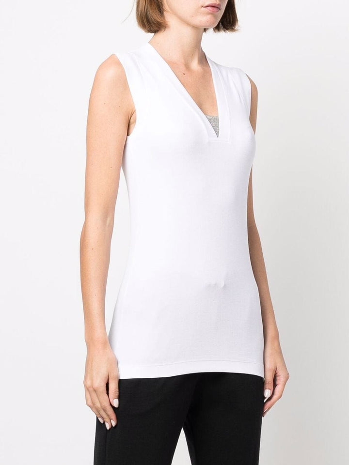 Brunello Cucinelli Topwear Brunello Cucinelli Top White Brunello Cucinelli Top White Brand