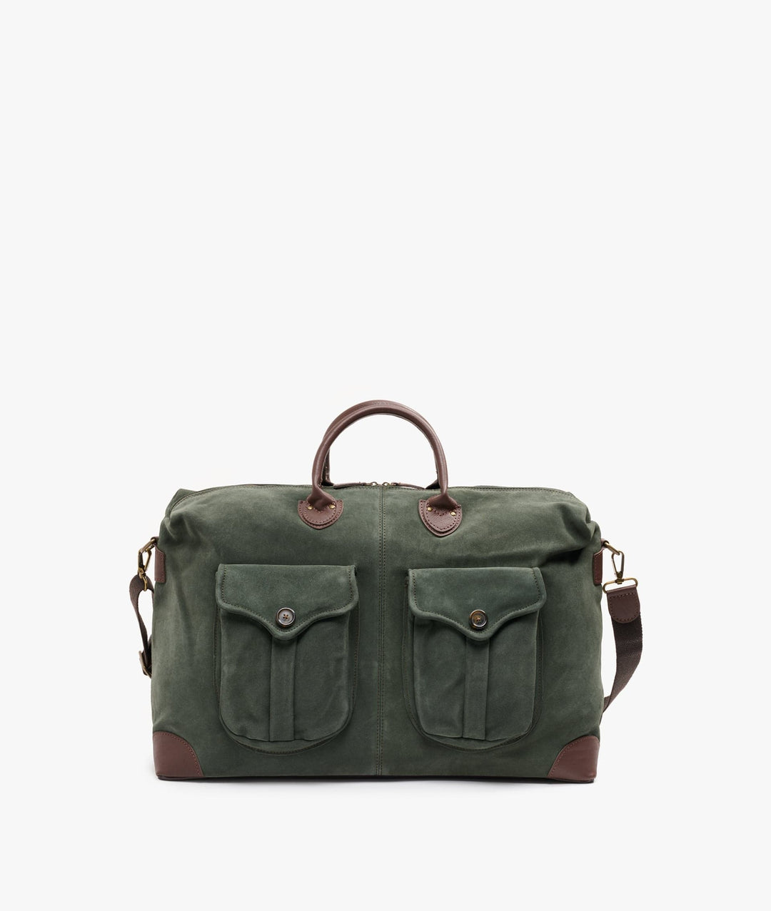 MyStyleBags Travel Bags My Style Bags Harvard Safari Duffel Travel Bag Italian Leather Greenfinch Safari Travel Duffel Bag - Deluxe Suede Carry-On Luggage My Style Bags  Brand