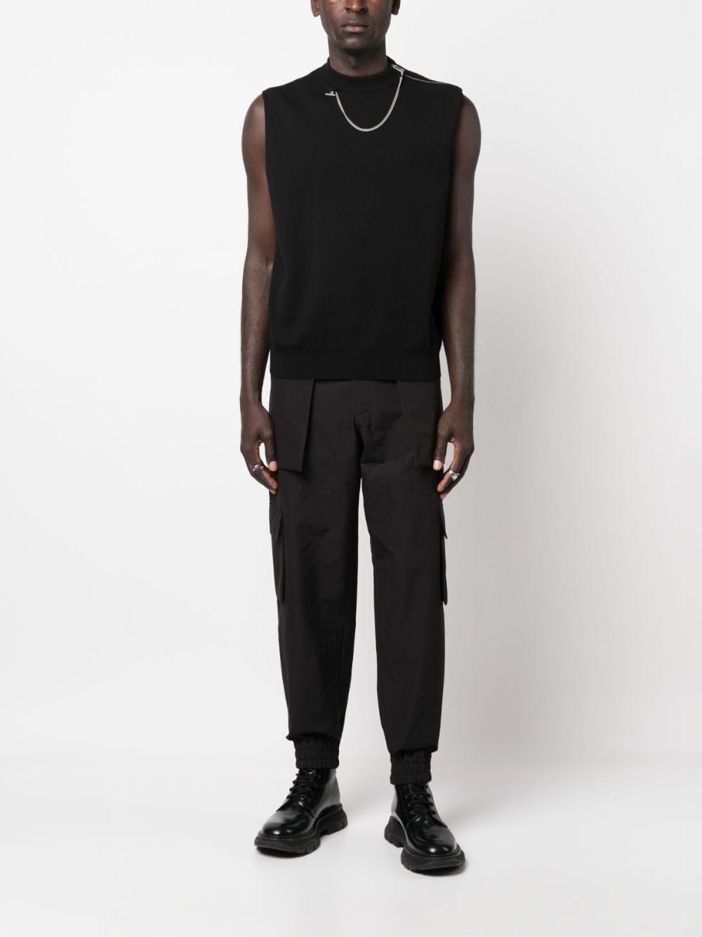 Alexander Mcqueen Trousers Alexander McQueen Trousers Black Alexander McQueen Trousers Black Brand