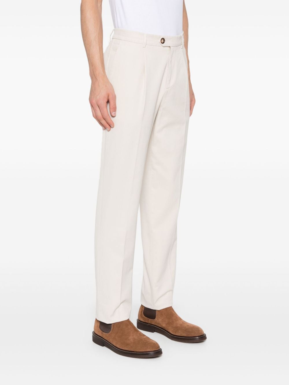 Brunello Cucinelli Trousers Brunello Cucinelli Trousers White Brunello Cucinelli Trousers White Brand