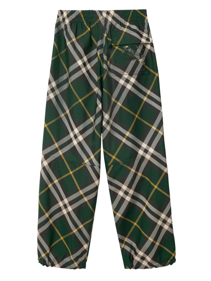 Burberry Trousers Burberry Trousers Green Burberry Trousers Green Brand