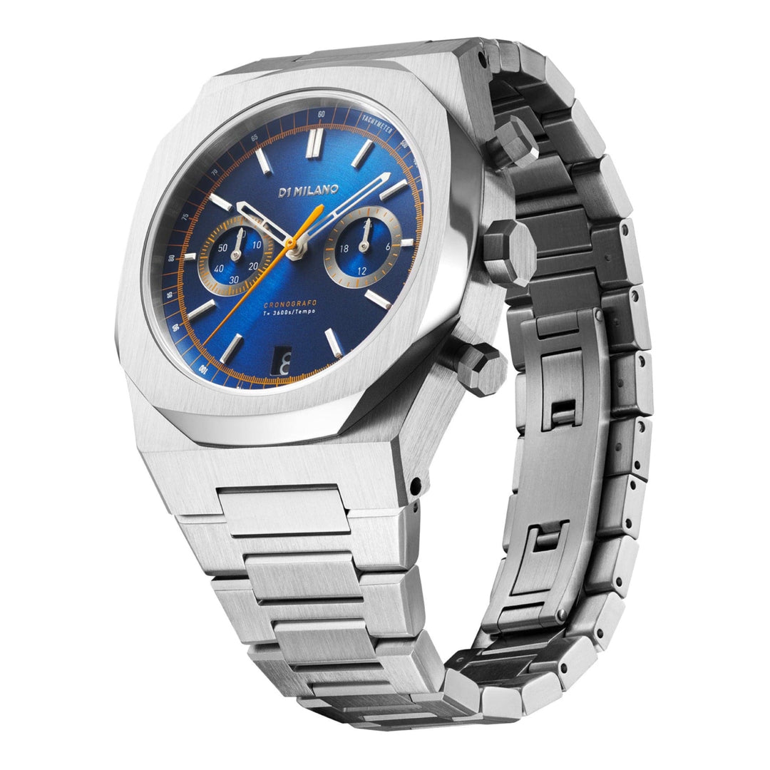 D1 Milano Watch D1 Milano Royal Blue Cronografo Watch Brand