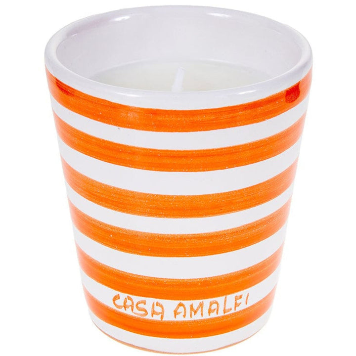 Casa Amalfi Summer In Sorrento Hand Painted Vase Candle A Citrus Love Affair